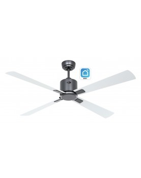 ventilador de techo con 4 aspas blanco