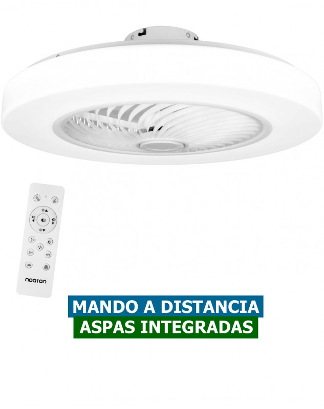 ventilador de techo sin aspas con mando a distancia