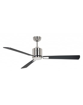 ventilador de techo con 3 aspas negro planas