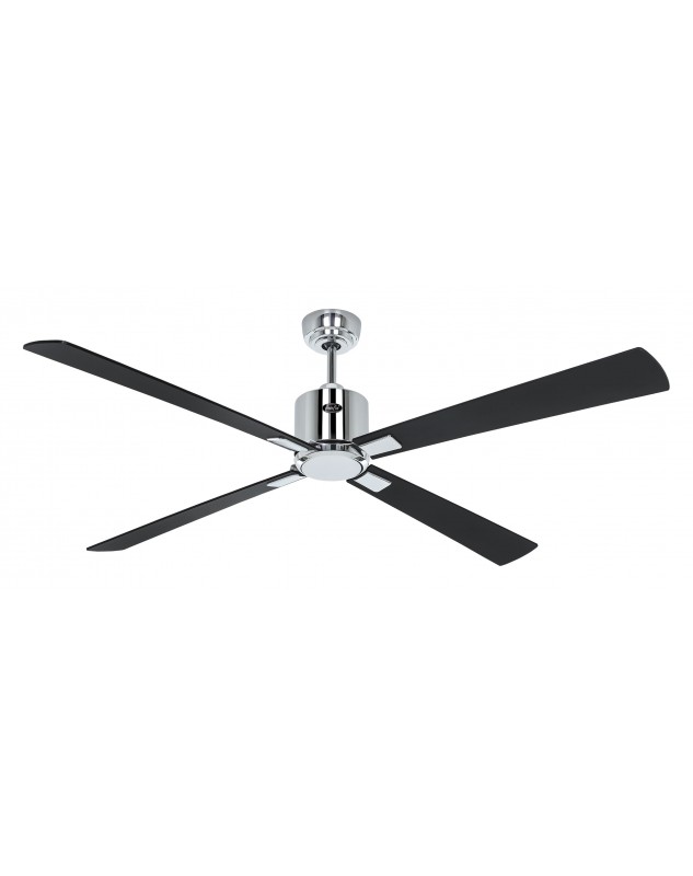 ventilador con 4 aspas color negro