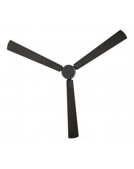 ventilador con 3 aspas color wengué