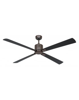 ventilador con 4 aspas color negro