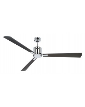 ventilador con 3 aspas color wengué