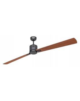 ventilador con 2 aspas color cereza