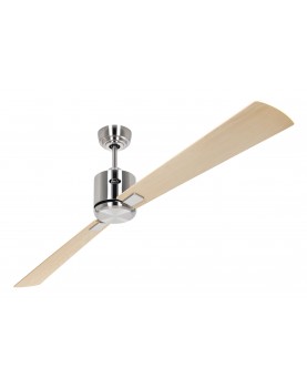 ventilador con 2 aspas color arce