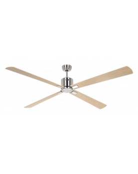 ventilador con 4 aspas color arce