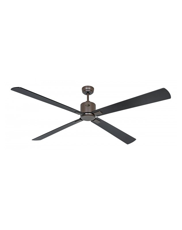 ventilador con 4 aspas color negro