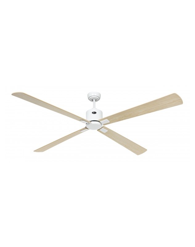 ventilador con 4 aspas color arce