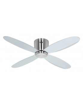 ventilador eco plano gris con 4 aspas