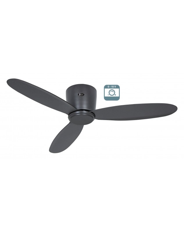 Ventilador para techos bajos negro 3112841 ECO PLANO II