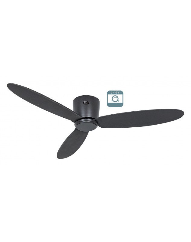 Ventilador para techos bajos negro 3132841 ECO PLANO II