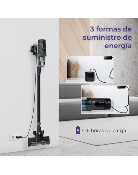 cómo cargar un aspirador