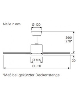 esquema per al ventilador de sostre