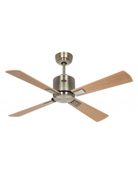 ventilador de techo y 4 aspas color arce