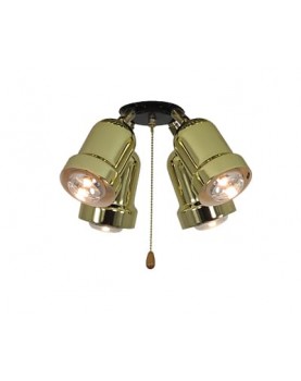 Kit de luz 4 MP ventilador de techo