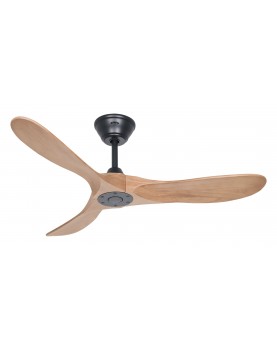 Ventilador de techo CasaFan 312225 ECO GENUINO 122cm negro mate/roble medio