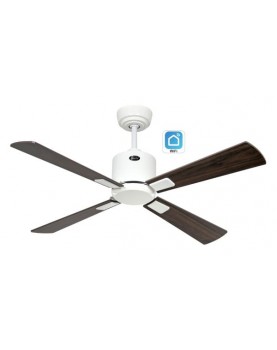 Ventilador de techo con WiFi CasaFan ECO NEO III 103cm 943111W motor blanco/ nogal y cerezo