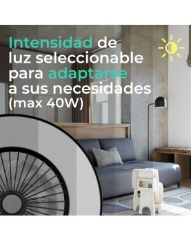 intensidad de la luz modificable