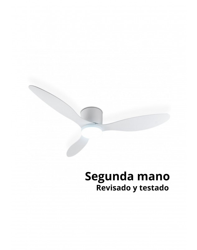 ventilador de techo fornax con luz intensa fria segunda mano