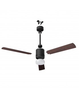 Ventilador de techo Noaton instalado