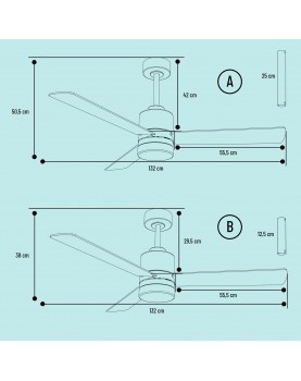 esquema ventilador de techo