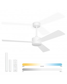 ventilador de color blanco