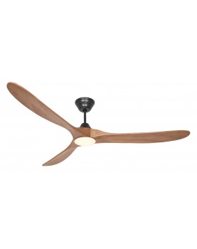 Ventilador de techo CasaFan 318070 ECO GENUINO-L con luz 180cm aspas roble medio motor negro