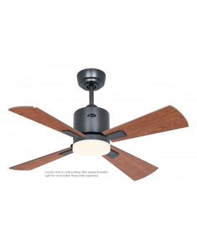 Ventilador de techo CasaFan 9520011 ECO NEO III 92cm motor gris basalto / aspas reversibles y cerezo con luz