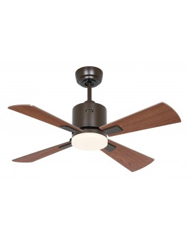 Ventilador de techo CasaFan 9490111 ECO NEO III 92cm motor bronce / aspas reversibles  cerezo con luz