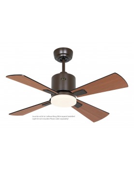 Ventilador de techo CasaFan 9490011 ECO NEO III 92cm motor bronce / aspas reversibles teca con luz