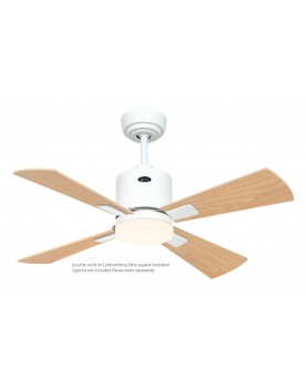 Ventilador de techo CasaFan 9430211 ECO NEO III 92cm motor blanco / aspas reversibles arce con luz