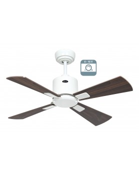 Ventilador de techo CasaFan 9430111 ECO NEO III 92cm motor blanco / aspas reversibles nogal y cerezo 0-10V