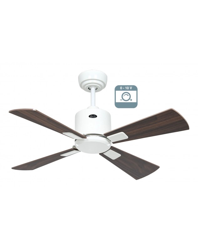 Ventilador de techo CasaFan 9430111 ECO NEO III 92cm motor blanco / aspas reversibles nogal y cerezo 0-10V