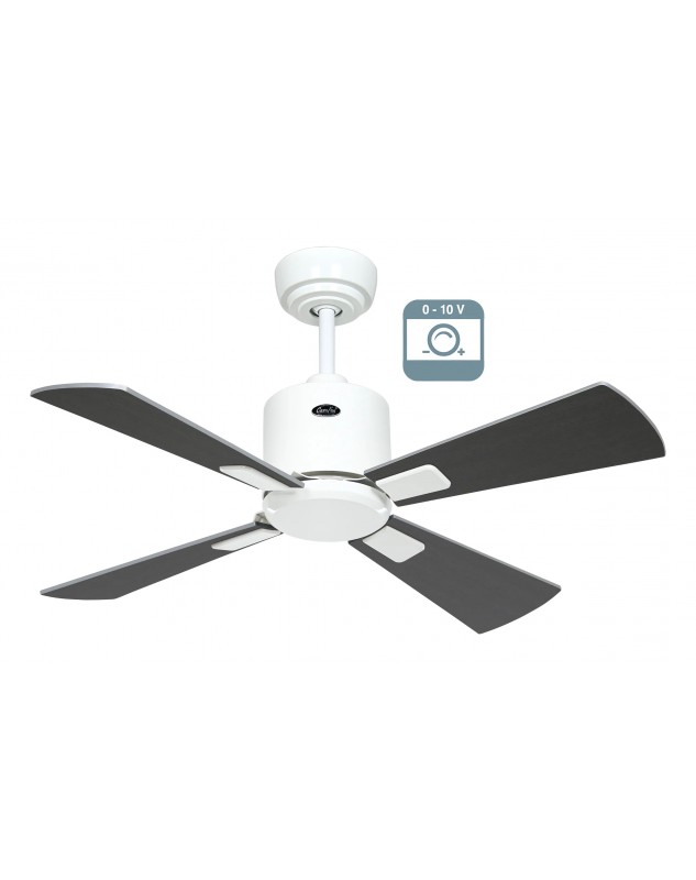 Ventilador de techo CasaFan 9430411 ECO NEO III 92cm motor blanco / aspas reversibles wengué y plata 0-10V