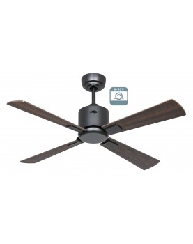 Ventilador de techo CasaFan 9521111 ECO NEO III 103cm motor gris basalto / aspas reversibles nogal y cerezo 0-10V