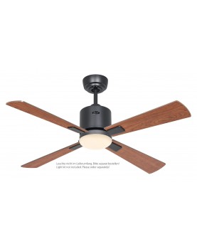 Ventilador de techo CasaFan 9521111 ECO NEO III 103cm motor gris basalto / aspas reversibles cerezo con luz