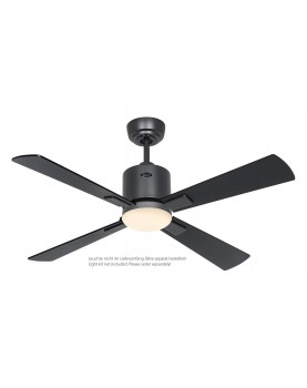 Ventilador de techo CasaFan 9521011 ECO NEO III 103cm motor gris basalto / aspas reversibles negro con luz