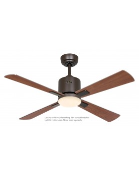 Ventilador de techo CasaFan 9491111 ECO NEO III 103cm motor bronce / aspas reversibles cerezo con luz