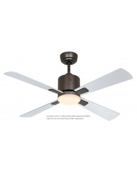 Ventilador de techo CasaFan 9491411 ECO NEO III 103cm motor bronce / aspas plata 0-10V con luz