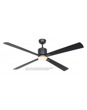 Ventilador de techo CasaFan ECO NEO III 152 BG-SW/TK 0 - 10 V motor gris basalto/aspas reversibles negro o teca con luz