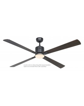 Ventilador de techo CasaFan ECO NEO III 152 BG-NB/KI 0 - 10 V motor gris basalto/aspas reversibles nogal  con luz