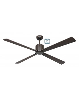 Ventilador de techo CasaFan ECO NEO III 152 BZ-NB/KI 0 - 10 V motor bronce/aspas reversibles nogal y cereza