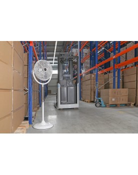 Ventilador de pie SPEED2PROTECT SL 304514 blanco