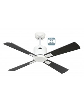 Ventilador de techo CasaFan ECO NEO III 103 WE-WN/SI 0 - 10 V motor blanco/aspas wengué y plata