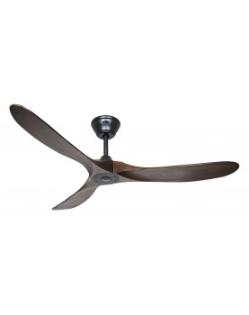 Ventilador de techo CasaFan ECO GENUINO 152 MS-NB nogal/aspas negro mate