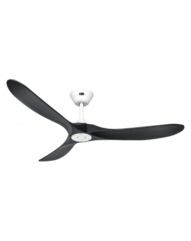 Ventilador de techo CasaFan ECO GENUINO 152 MW-MS blanco/aspas negro mate