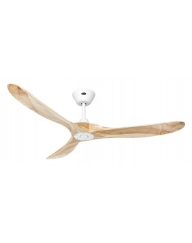 Ventilador de techo CasaFan ECO GENUINO 152 MW-NT blanco/aspas madera natural