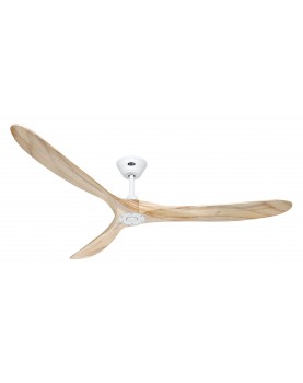 Ventilador de techo CasaFan ECO GENUINO 180 MW-NT blanco/aspas madera natural