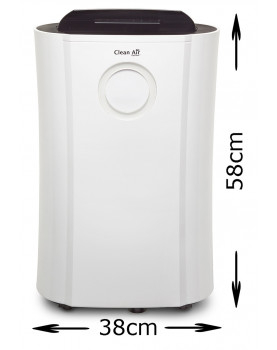 Deshumidificador y purificador Clean Air Optima CA-707 dimensiones
