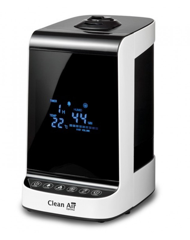 Humidificador de aire con ionizador Clean Air Optima CA-605 pantalla retroiluminada